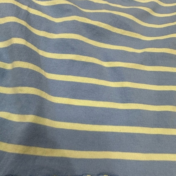 Primary Blue and Butter Yellow Peplum Sundress size 10 - Picture 2 of 4